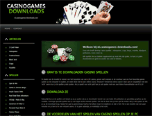 Tablet Screenshot of nl.casinogames-downloads.com